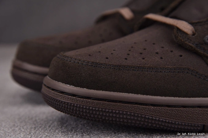 DM7866-202 Jordan 1 Brown Travis Velvet Low Scott Air x OG 0802